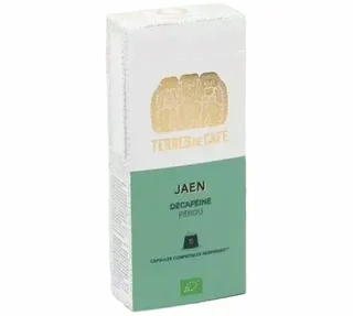 10 Nespresso* Original Compatible Capsules Jaen Organic Decaf - TERRES DE CAFÉ
