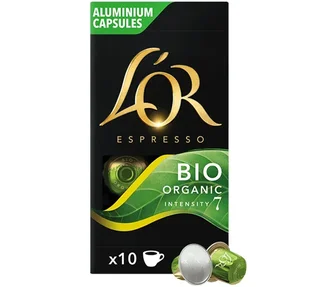 10 Cápsulas Orgânicas Bio Compatíveis Nespresso* Original - L'OR ESPRESSO