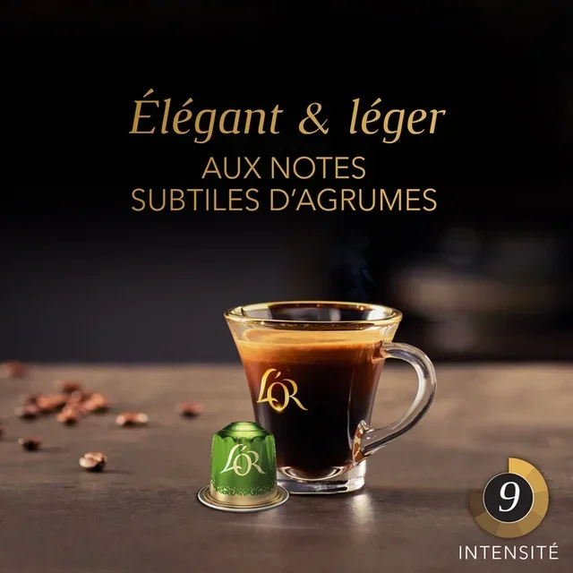 10 Cápsulas Orgânicas Bio Compatíveis Nespresso* Original - L'OR ESPRESSO