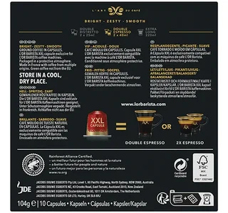 L'Or Barista XXL Double Espresso – 10 kapselia – vahvuus 7