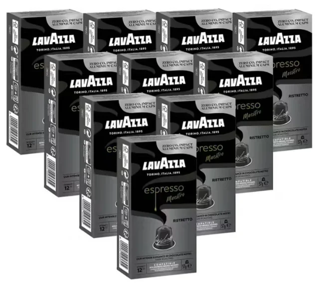 100 Capsule Alluminio Ristretto Compatibili Nespresso* Original - LAVAZZA Pro