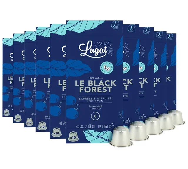 100 capsules compatible with Nespresso* Original Black Forest - LUGAT