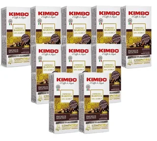 100 kapsułek kompatybilnych z Nespresso* Original Espresso Barista 100% Arabica - Kimbo