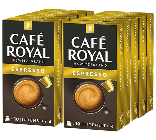 100 kapsułek kompatybilnych z Nespresso* Original Espresso - CAFÉ ROYAL