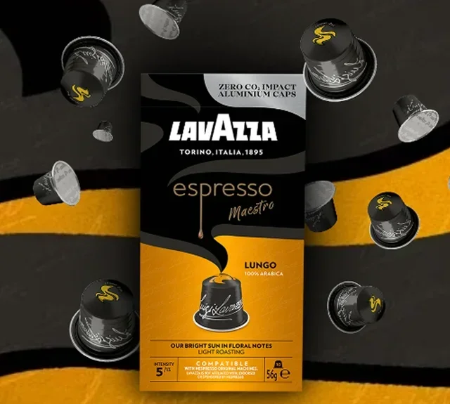 100 capsule compatibili Nespresso* Original Maestro Lungo per professionisti - LAVAZZA