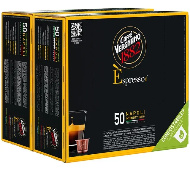 100 kapsułek kompatybilnych z Nespresso* Original Napoli - CAFFE VERGNANO