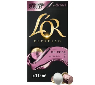 100 capsule compatibili con Nespresso* Original Or Rose - CARTE NOIRE