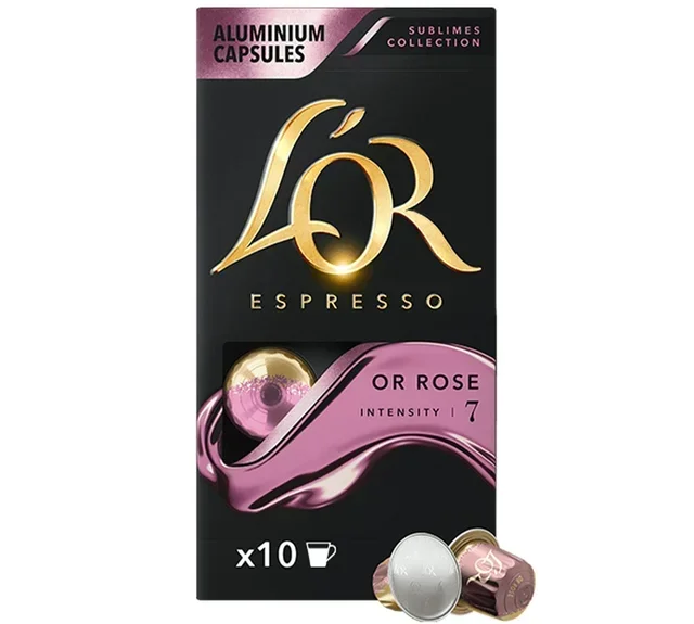 100 capsule compatibili con Nespresso* Original Or Rose - CARTE NOIRE