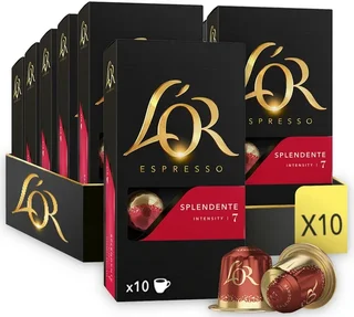 100 капсула компатибилно са Nespresso* Original Splendente - L'OR ESPRESSO
