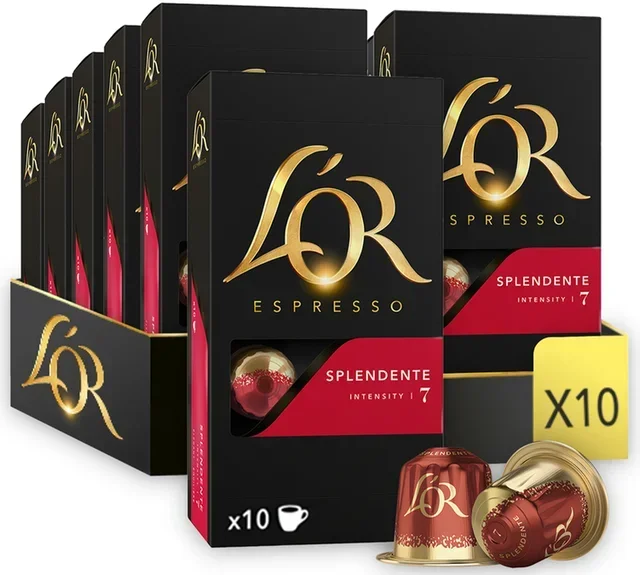 100 capsules compatible with Nespresso* Original Splendente - L'OR ESPRESSO