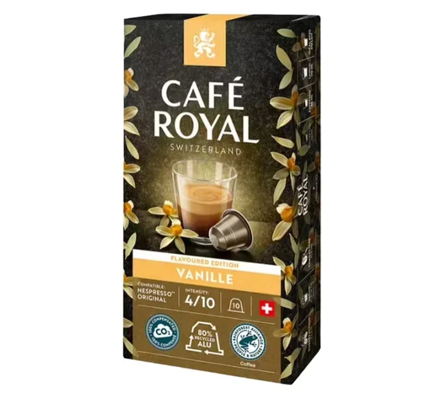 100 kapsułek kompatybilnych z Nespresso* Original Wanilia - CAFÉ ROYAL