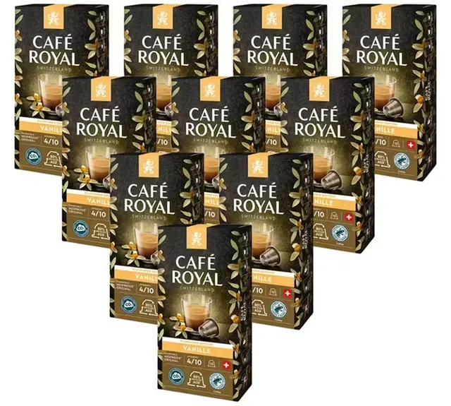 100 kapsułek kompatybilnych z Nespresso* Original Wanilia - CAFÉ ROYAL