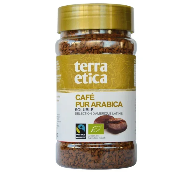 100 g - Freeze-dried coffee - Organic Pure Arabica - Fairtrade/Max Havelaar - TERRA ETICA