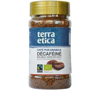 100 g - Organic Decaffeinated Instant Coffee - Fairtrade/Max Havelaar - TERRA ETICA
