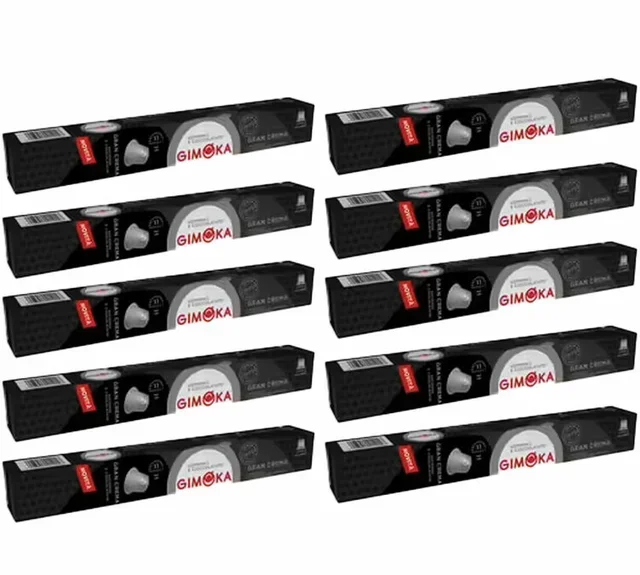 100 Capsule GIMOKA Gran Crema per Sistemi Nespresso* Original