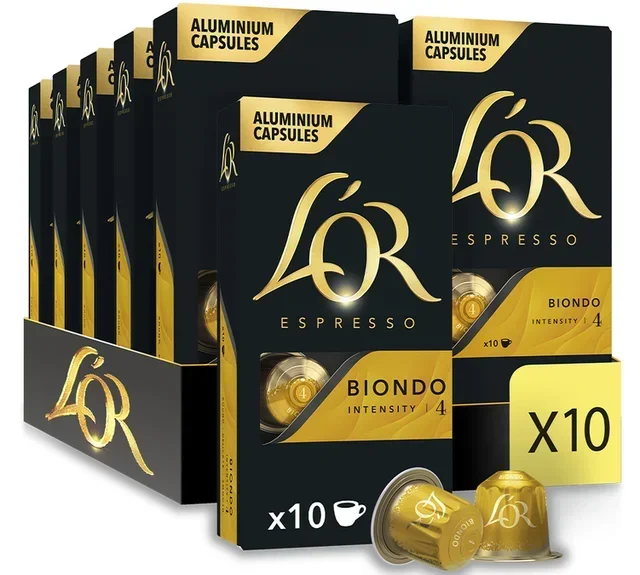 100 Kapsułek Biondo Kompatybilnych z Nespresso® – L'Or Espresso