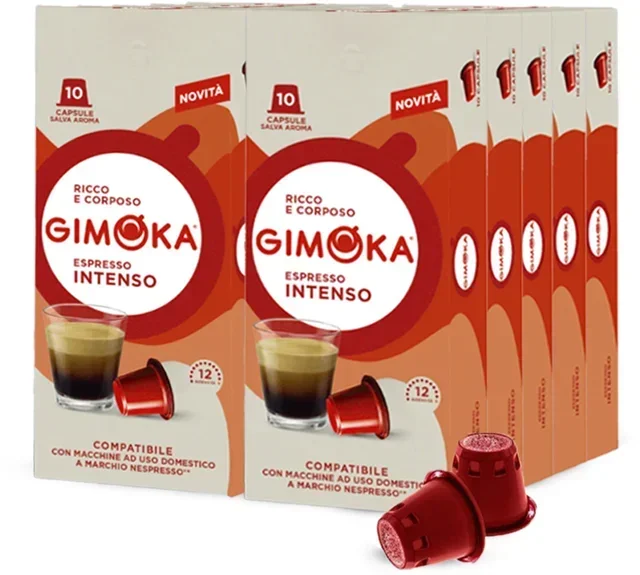 100 cápsulas compatibles con Nespresso® Intenso - GIMOKA