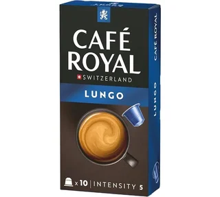 100 kapsułek kompatybilnych z systemem Nespresso* Lungo – CAFÉ ROYAL