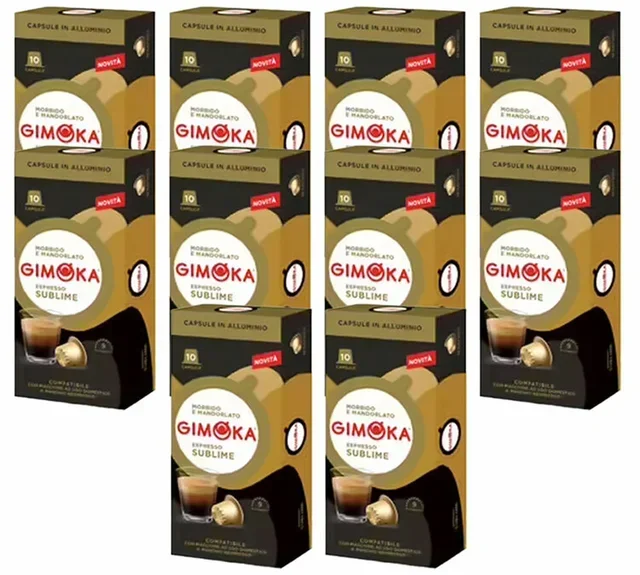 100 capsule compatibili con Nespresso* Original, gusto Sublime - GIMOKA