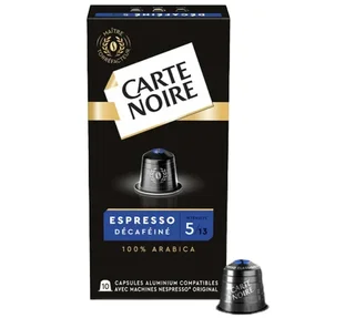 100 kompatybilnych kapsułek Nespresso* Original Espresso Bezkofeinowa - CARTE NOIRE