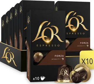 100 Nespresso* Original kompatibilis kapszula Espresso Forza - L'OR ESPRESSO