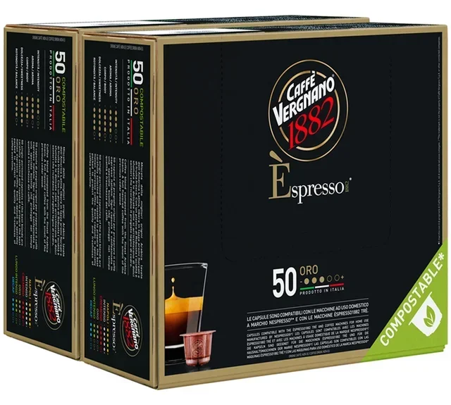 100 kapsułek Nespresso* Original Espresso Oro - CAFFE VERGNANO