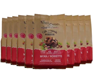 100 Kapseln, kompatibel mit Nespresso * Original, Geschmack: Haselnuss, OK Home Compost – LE TEMPS DES CERISES