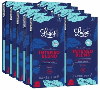 100 Cápsulas Compatibles Nespresso* Original Intenso Blend Lugat - Profesional