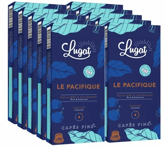 100 Capsule Compatibili Nespresso* Original Le Pacifique per Professionisti - LUGAT