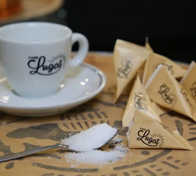 1,000 Cafés Lugat 4g Sugar Sachets Bulk Pack
