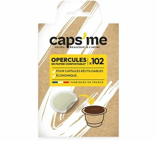 102 coperchi CAPS ME per capsule ricaricabili compatibili Nespresso* Original