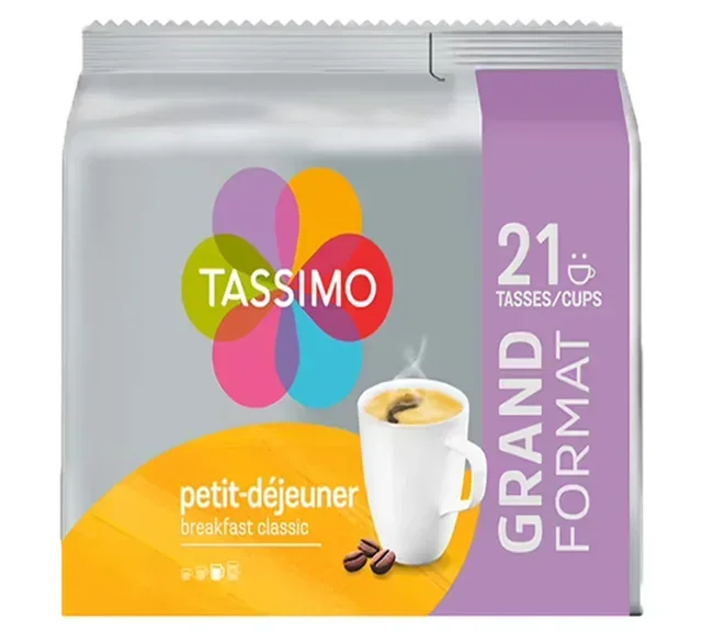 105 κάψουλες Tassimo Κλασικό Πρωινό - TASSIMO