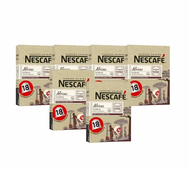 108 capsules compatible with Nespresso* Original Africas - NESCAFE FARMERS ORIGINS
