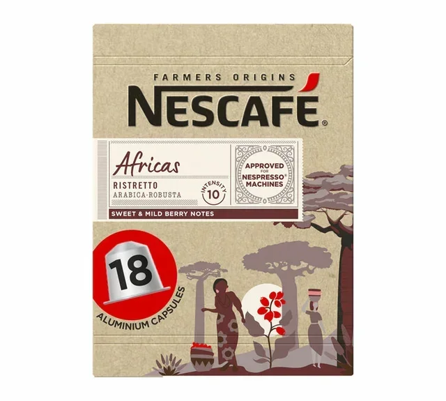 108 capsules compatible with Nespresso* Original Africas - NESCAFE FARMERS ORIGINS