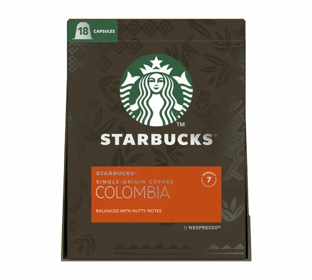 108 capsules compatible with Nespresso* Original Colombia - STARBUCKS