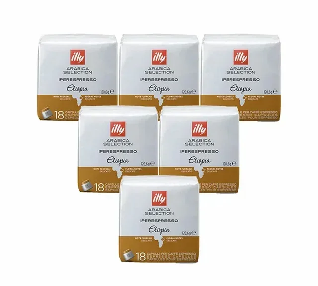 108 Illy Iperespresso Arabica Ethiopië Capsules
