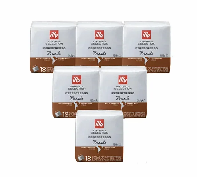 108 capsules Illy Iperespresso Arabica Selectie Brazilië - Illy