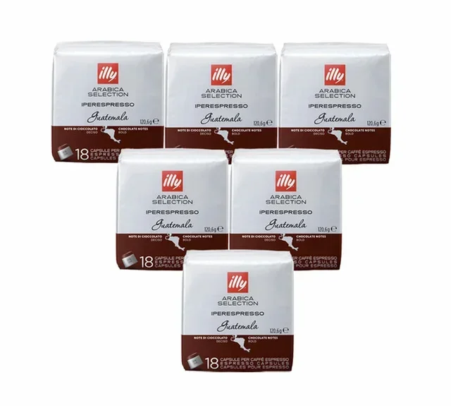 108 Iperespresso-capsules, Arabica-selectie Guatemala - Illy