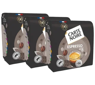 108 cápsulas blandas N°8 Espresso Classic - CARTE NOIRE