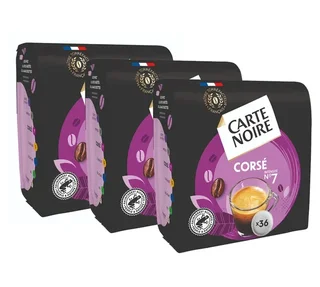 108 μαλακές κάψουλες καφέ CARTE NOIRE Νο. 6 Corsé