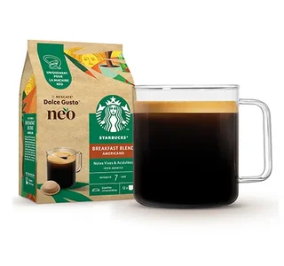 12 Κάψουλες Breakfast Blend Americano - Nescafe® Dolce Gusto® - NEO Starbucks