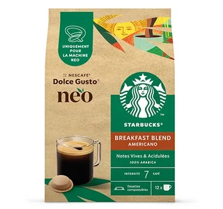 12 Κάψουλες Breakfast Blend Americano - Nescafe® Dolce Gusto® - NEO Starbucks