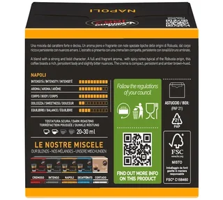 12 капсули CAFFE VERGNANO – съвместими с Nescafé* Dolce Gusto* Napoli