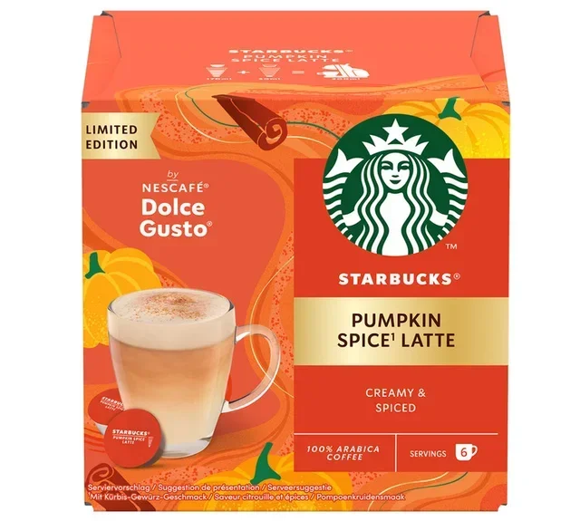 STARBUCKS Pumpkin Spice Latte - 12 kapszula Dolce Gusto