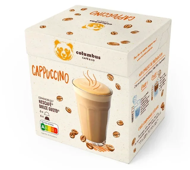 12 COLUMBUS Κάψουλες Nescafé* Dolce Gusto* Κλασικό Καπουτσίνο