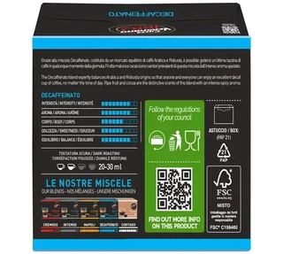 CAFFE VERGNANO 12 db koffeinmentes kapszula – Nescafé* Dolce Gusto* kompatibilis