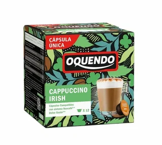 12 Dolce Gusto* Compatible Capsules – Cappuccino Irish Cream by OQUENDO