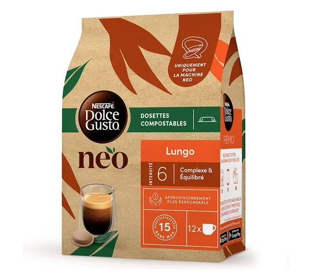 12 Κάψουλες Lungo Nescafe® Dolce Gusto® NEO