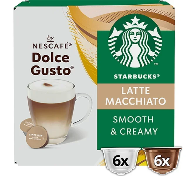 12 db STARBUCKS kapszula Nescafé* Dolce Gusto* Latte Macchiato kompatibilis