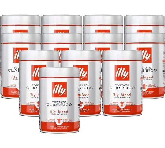 12 x 250 g - Ground coffee - Classico moka special - ILLY